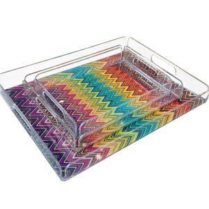 Tepsiler – Pleksi Çok Renkli Tepsi