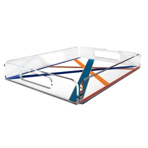 Tepsiler – Pleksi Çizgili Tepsi