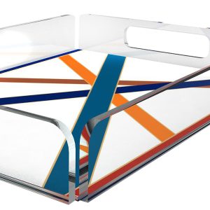 Alternative view of Tepsiler – Pleksi Çizgili Tepsi